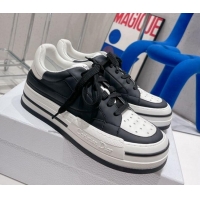 Good Quality Dior D-Freeway Calfskin Sneakers White/Black 062161