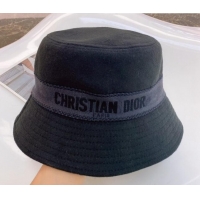 Top Quality Dior Reverse Bucket Hat 092409 Black 2022