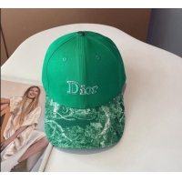 Famous Brand Dior Reverse Baseball Hat 092413 Green 2022