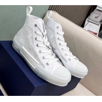 Good Looking Dior Walk'n'Dior High-top Sneakers in Oblique Mesh White 072026