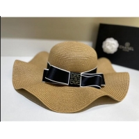 Spot Bulk Loewe Straw Wide Brim Hat 070694 Khaki 2022