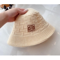 Hot Sell Fashion Loewe Knit Hat 081824 Beige 2022