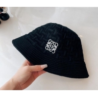 New Product Loewe Knit Hat 081826 Black 2022