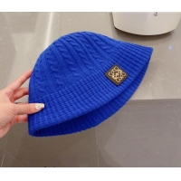 Buy Discount Loewe Knit Hat LH0830 Blue 2022