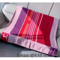 Inexpensive Hermes Avalon Throw Wool Cashmere Blanket 140x170cm 0923 Pink 2022