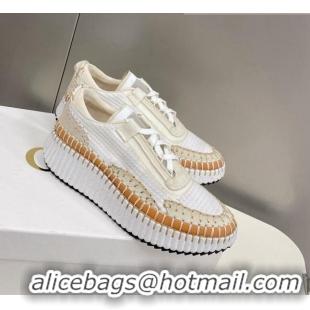 ​Top Grade Chloe Nama Stitching Sneakers C1237 White/Beige 2022