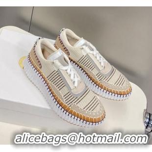 ​Top Grade Chloe Nama Stitching Sneakers C1237 Beige/Grey 2022