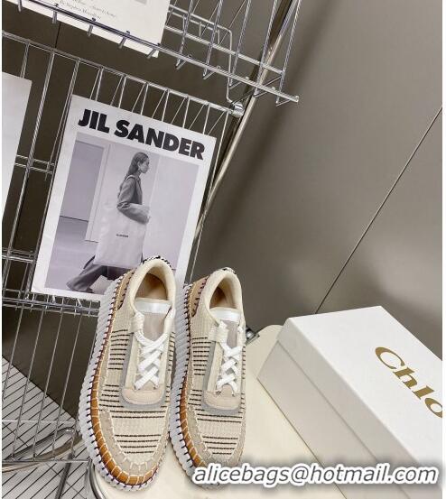 ​Top Grade Chloe Nama Stitching Sneakers C1237 Beige/Grey 2022