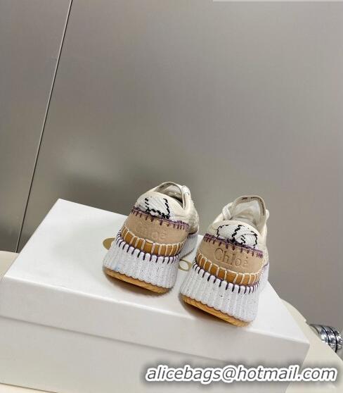 ​Top Grade Chloe Nama Stitching Sneakers C1237 Beige/Grey 2022