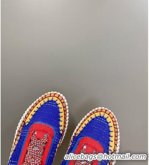 Buy Promotional Chloe Nama Stitching Sneakers C1237 Blue 2022