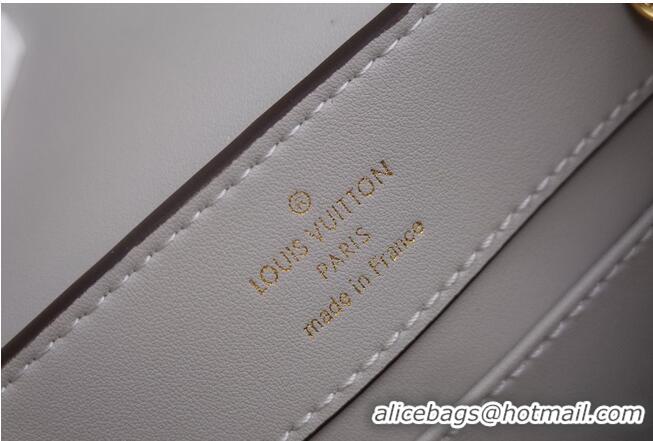 Reasonable Price Louis Vuitton crocodile skin CAPUCINES MINI M48865 light gray