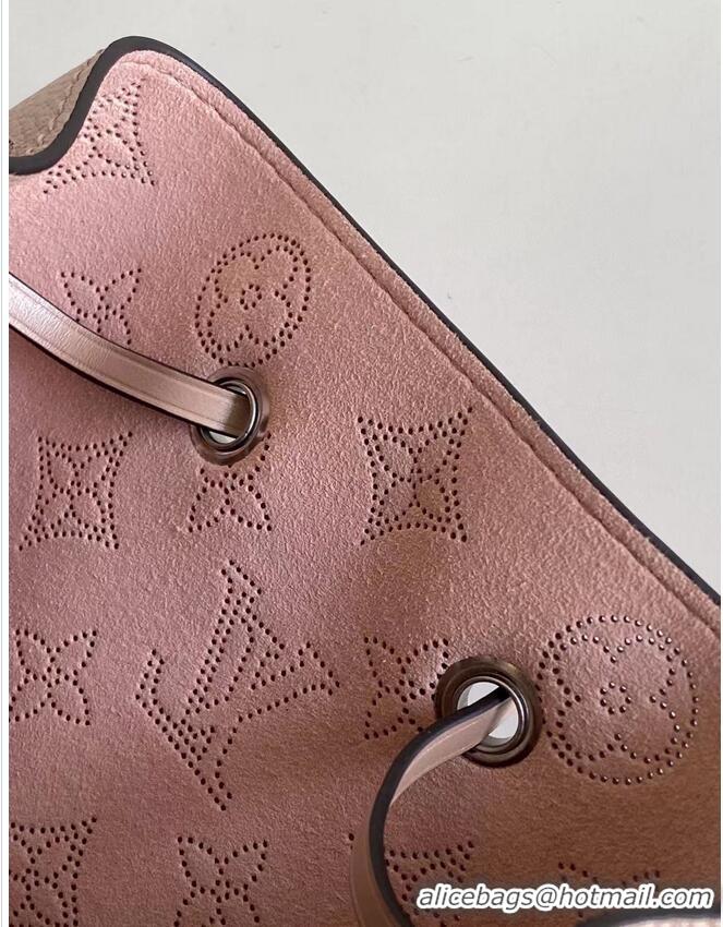 Buy Fashionable Louis Vuitton MURIA Mahina perforated calf leather M55800 light pink