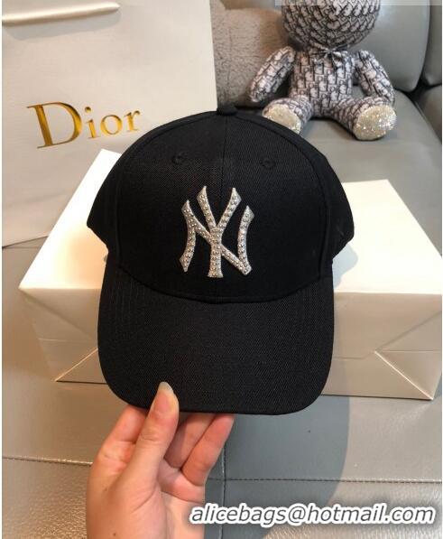 Shop Duplicate New York NY Canvas Baseball Hat NY1737 Black 2021