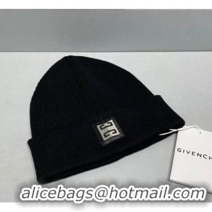 Good Product Givenchy Wool Knit Hat G87401 Black 2021