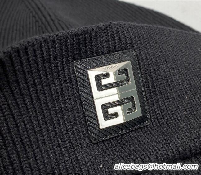 Good Product Givenchy Wool Knit Hat G87401 Black 2021