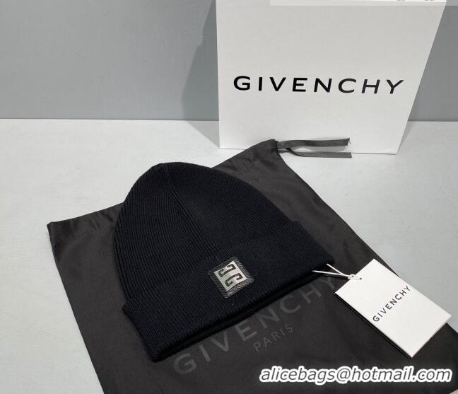 Good Product Givenchy Wool Knit Hat G87401 Black 2021