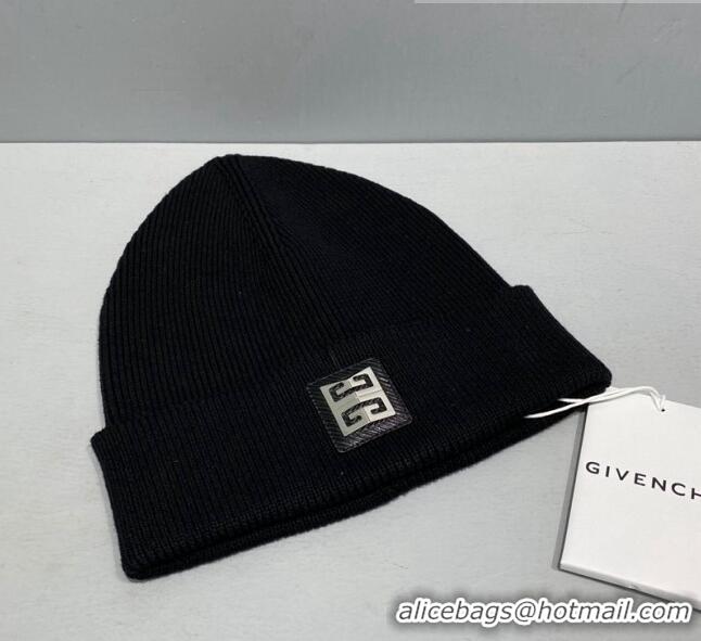 Good Product Givenchy Wool Knit Hat G87401 Black 2021