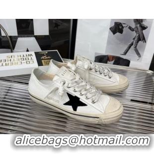 Low Price Golden Goose V-Star 2 Canvas Sneaker White 080978