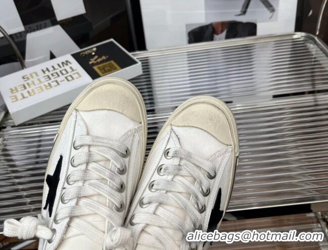 Low Price Golden Goose V-Star 2 Canvas Sneaker White 080978