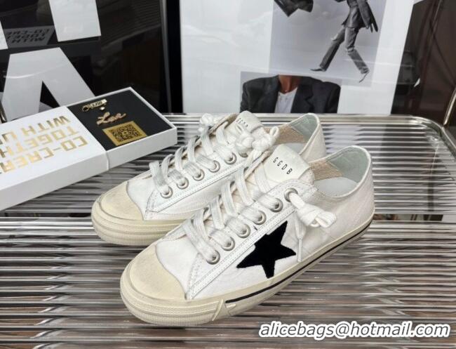 Low Price Golden Goose V-Star 2 Canvas Sneaker White 080978