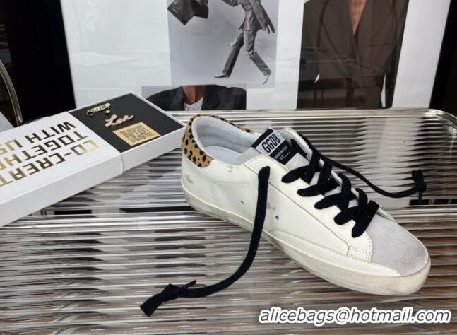 Sumptuous Golden Goose Super-Star Calfskin Sneaker White/Grey 2080984