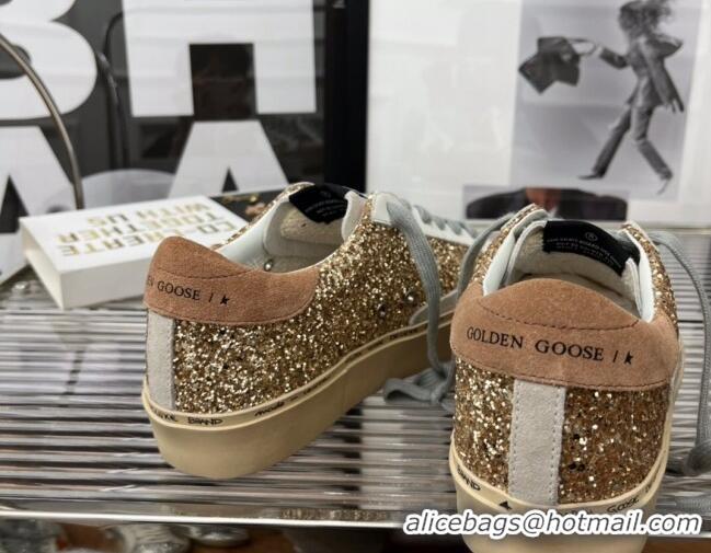 Grade Quality Golden Goose Hi Star Sequins Sneakers Gold 080993