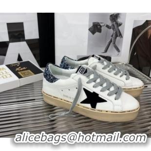 Best Price Golden Goose Hi Star Silky Calfskin Sneakers White/Sequins 0809101