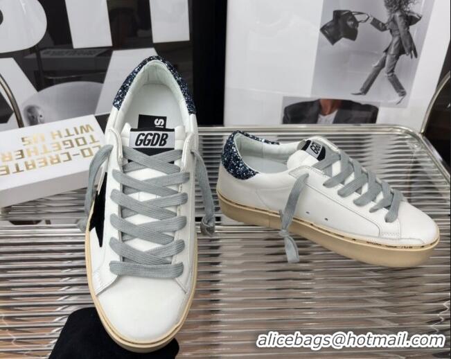 Best Price Golden Goose Hi Star Silky Calfskin Sneakers White/Sequins 0809101