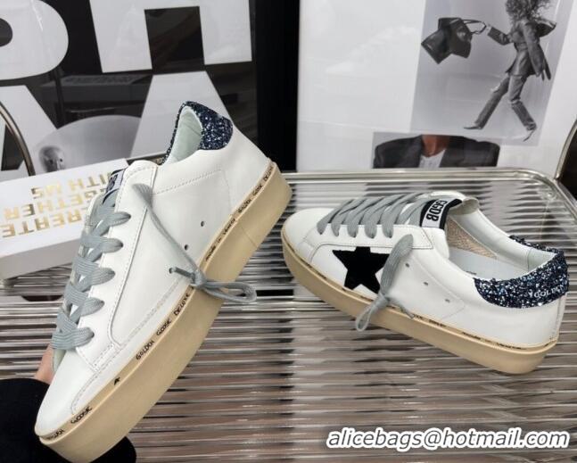 Best Price Golden Goose Hi Star Silky Calfskin Sneakers White/Sequins 0809101