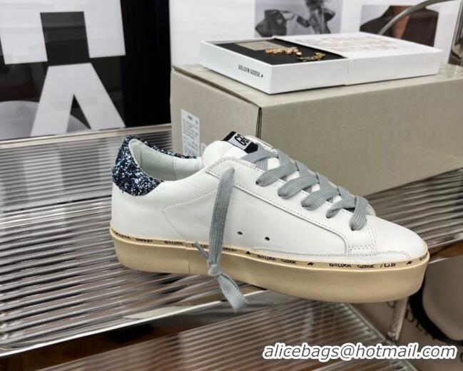 Pretty Style Golden Goose Hi Star Silky Calfskin Sneakers White 0809102