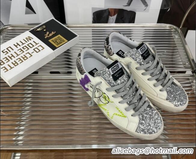 Purchase Golden Goose sUPER-Star Sneakers White/Silver 0809105