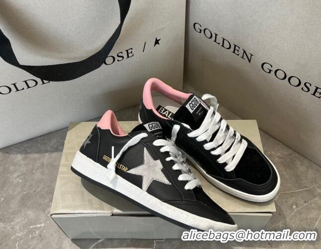 Best Price Golden Goose Ball Star Leather Sneakers Black 0809107