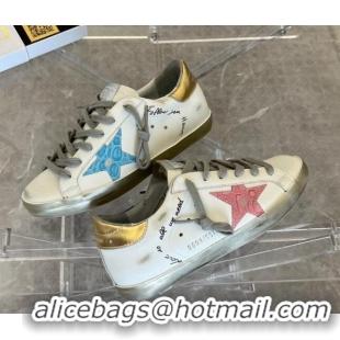 Good Quality Golden Goose Super-Star Calfskin Sneakers White 0809108