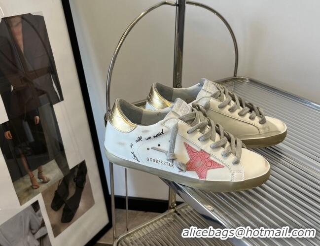 Good Quality Golden Goose Super-Star Calfskin Sneakers White 0809108