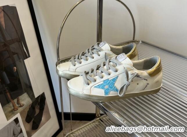 Good Quality Golden Goose Super-Star Calfskin Sneakers White 0809108