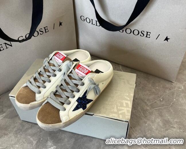 Best Product Golden Goose Super-Star Sabots Mule Sneakers White/Brown 0809114