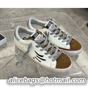 Trendy Design Golden Goose Super-Star Leather Sneakers White/Brown 0809118