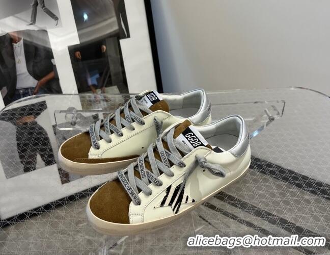 Trendy Design Golden Goose Super-Star Leather Sneakers White/Brown 0809118