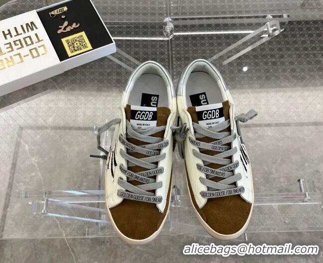 Trendy Design Golden Goose Super-Star Leather Sneakers White/Brown 0809118