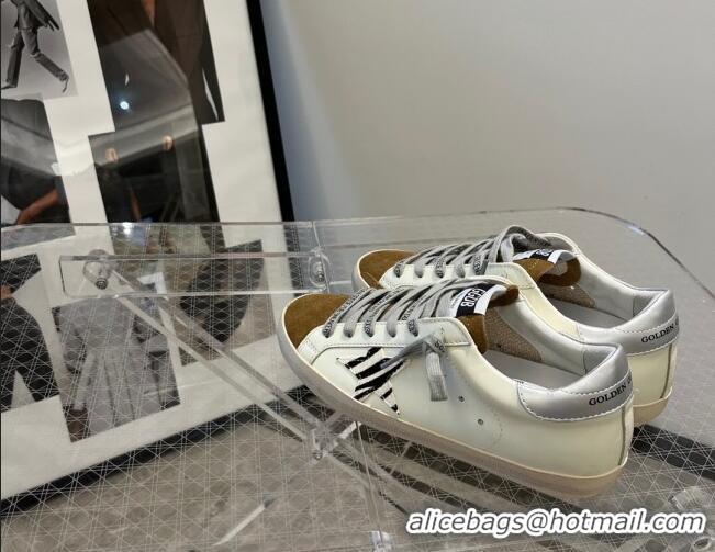 Trendy Design Golden Goose Super-Star Leather Sneakers White/Brown 0809118