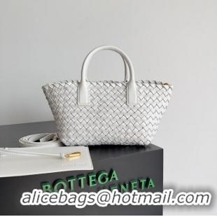 Luxurious Grade Bottega Veneta Mini Cabat 709464 white