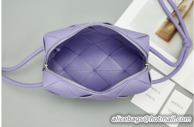 New Style Bottega Veneta Small Cassette Camera Bag 709417 Wisteria