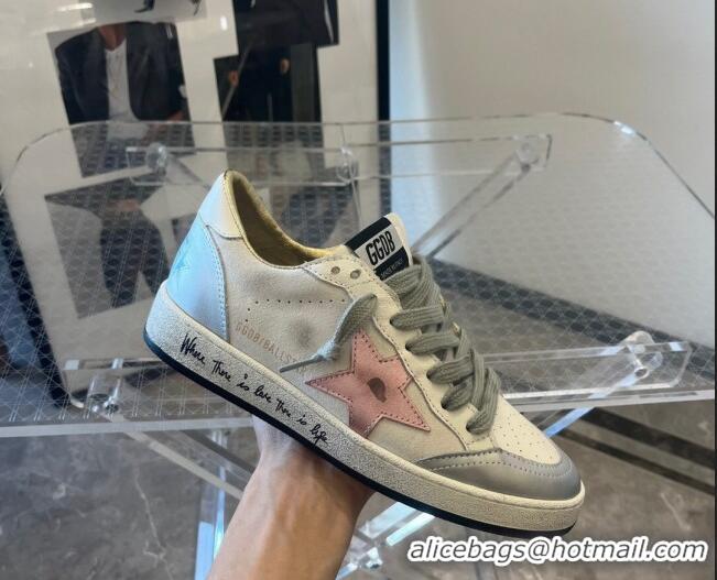 Low Price Golden Goose GGDB Ball Star Sneakers in Suede White/Grey 101010