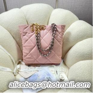 Famous Brand CHANEL 19 SHOPPING BAG AS3519 pink