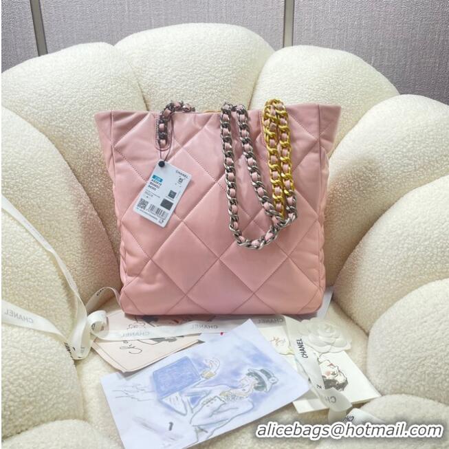 Famous Brand CHANEL 19 SHOPPING BAG AS3519 pink