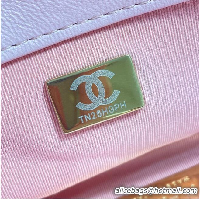 Famous Brand CHANEL 19 SHOPPING BAG AS3519 pink