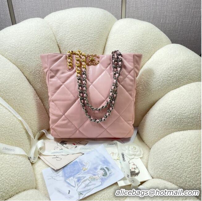 Famous Brand CHANEL 19 SHOPPING BAG AS3519 pink