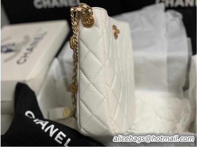 Reasonable Price Chanel SMALL SHOPPING BAG AS3400 white