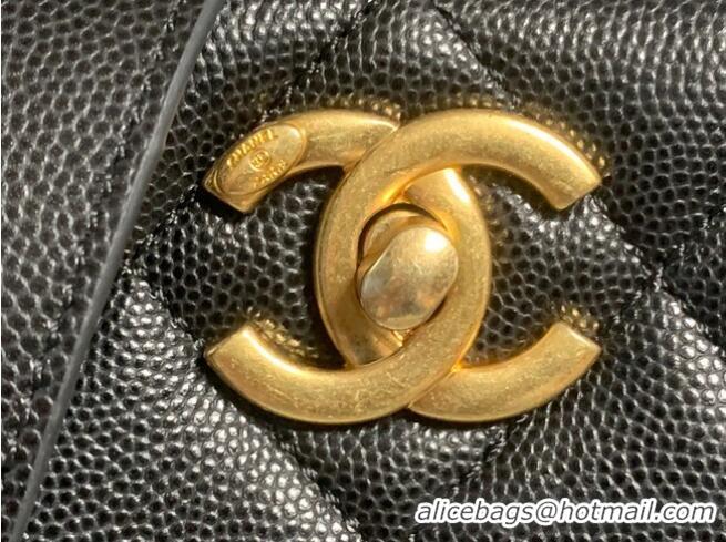 Good Quality Chanel SMALL SHOPPING BAG AS3400 black