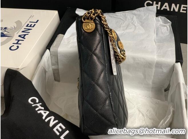 Good Quality Chanel SMALL SHOPPING BAG AS3400 black